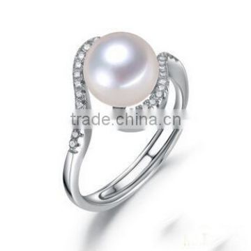 elegant pearl ring for sale design with sunflower shape