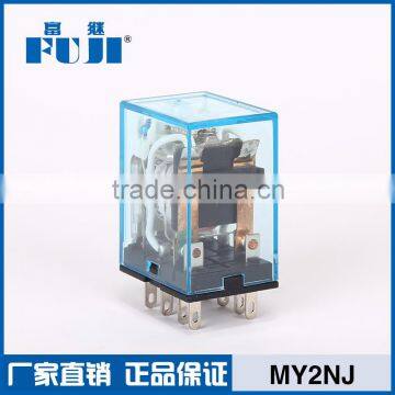 HH52P 8 Pin 24v relay AC Coil High Quality MY2NJ General Purpose Relay 2NO+2NC Led Relay