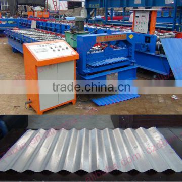 automatic corrugated metal roofing machine