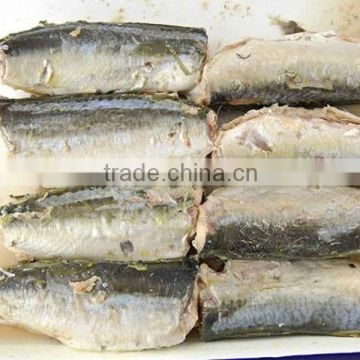 mackerel in natural oil in tin can