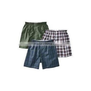 COTTON CHEAP BOXER SHORTS IN STOCK FABRIC