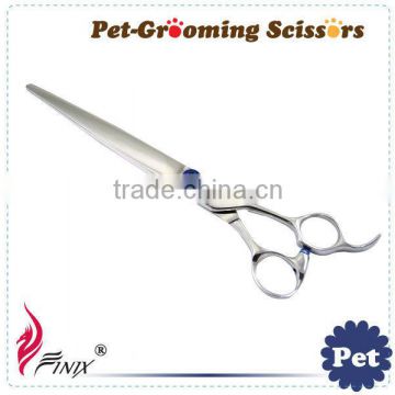 Manufacturer of Blue Titanium Plated Screw Pet Grooming Scissors