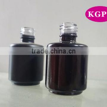 16 ml Black Coated Bottle,gel bottle sets with cap and brush India