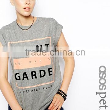 PETITE T-shirt With Avant Garde Print
