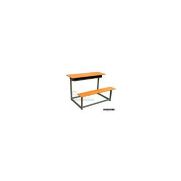 student desks and chairs