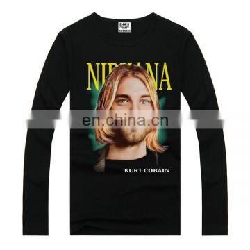 Rock design long sleeve t-shirt,boys t-shirt,t-shirt manufacturer