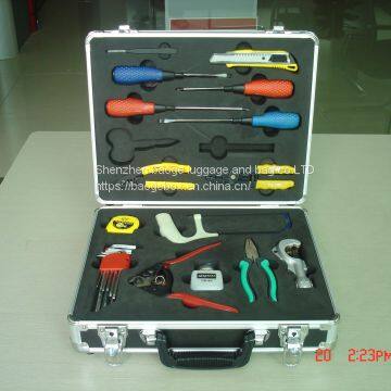 Demo Tool Box  Black/pink/white Flight Case  Equipment Shockproof Flight Case  