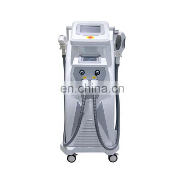 Multifunction effective fast hair removal e light ipl rf nd yag laser 3 in 1