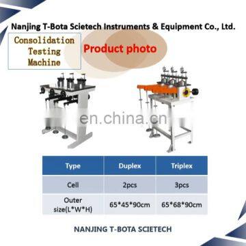 T-BOTA Soil Lab Triple Consolidation Testing Apparatus /Consolidometer