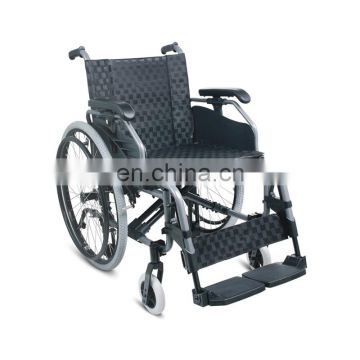 Medical equipment disabled folding aluminum manual mobility wheelchair with ce