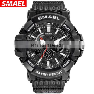 SMAEL 1809 Men quartz digital sport watches silicone man outdoor waterproof sports watch