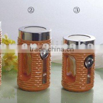 ceramic food storage canister