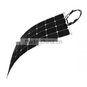 mono cell 100W EFTE type semi flexible solar panel