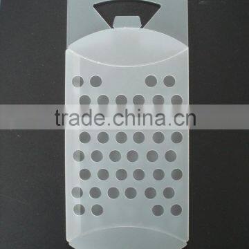 plastic bird feeder in pillow case shape