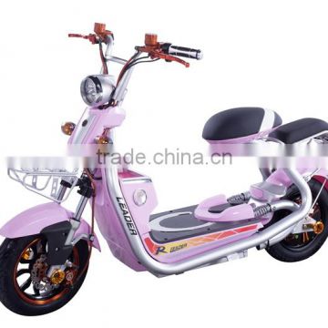 Two Wheel 800W Rechargeable Electric Motorbike with 2 Seats