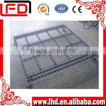 Zinc plated durable transport steel grid pallet for vegetable storage