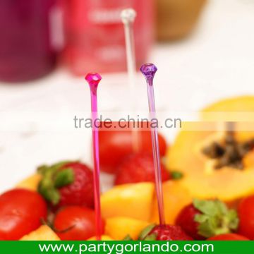 tree shape plastic picks for food in party
