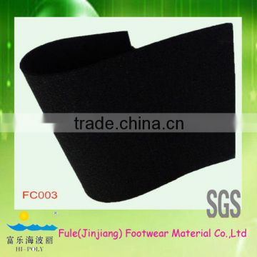 black rubber material for carpet underlayment