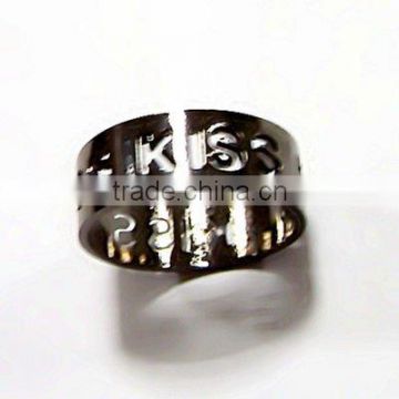 zinc alloy metal ring for men
