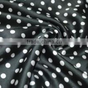 SGS 100% polyester printed satin fabric