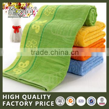 Wholesale Alibaba Cheap Color Butterfly Printed Design Bamboo Bath Towel Set