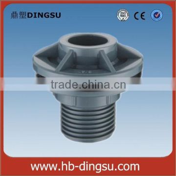 CHINA FIRST PVC PIPE FITTINGS PRESSURE FITTINGS (THREAD&CASTED)PVC TANK ADAPTER