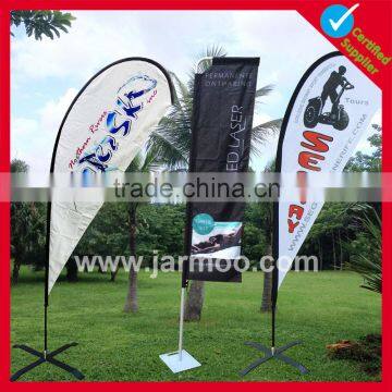 Flying screen printing marketing flags and banners