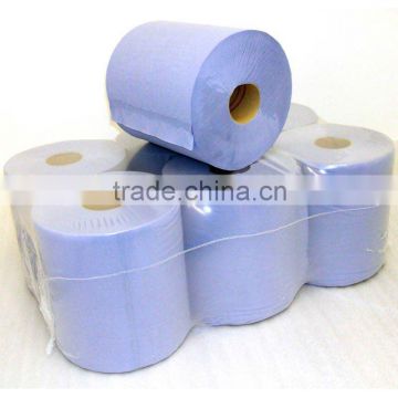 Industrial Woodpulp PET Nonwoven Wiper Roll ( Creped Roll)