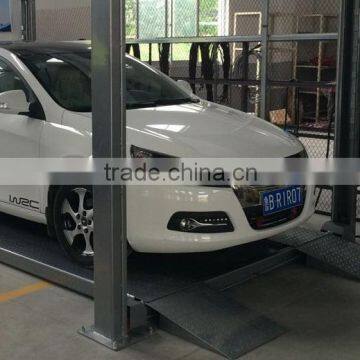 3600KG Car Garage hydraulic 4 Post Car Parking Lift, mechanical car parking system, multilevel car parking solutions