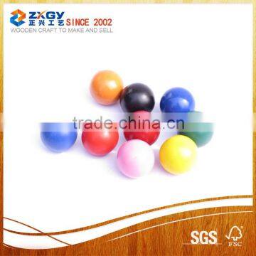 customize round painted hollow wooden balls