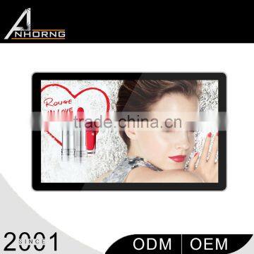 Wall mount slim led advertising screen, led display board