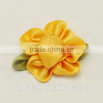 Satin Ribbon Handmade Flowers China Wholesale (WOVE-QS22-4)