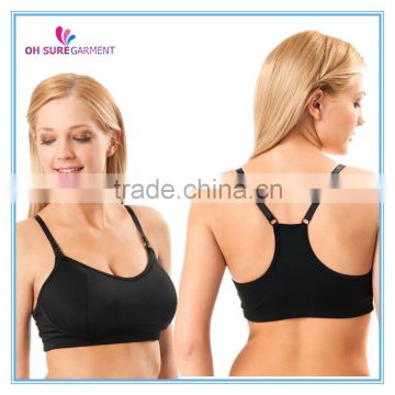 womens sports bra, crop bra, supplex nursing bra