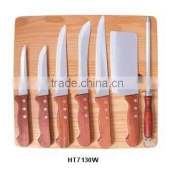 Knife Set -8Pcs With Cutting Board