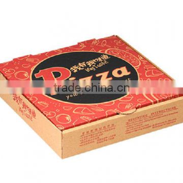 New customized pizza delivery box corrugated pizza box