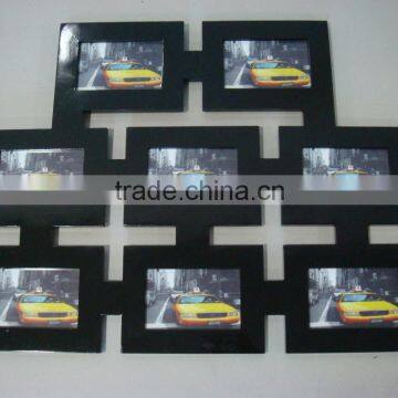 Simple black lacquer photo frame series