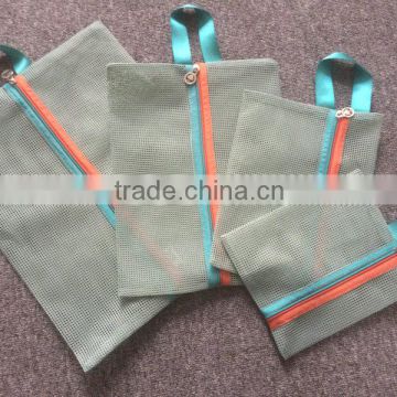 wholesale reusable washable laundry bag with drawstring