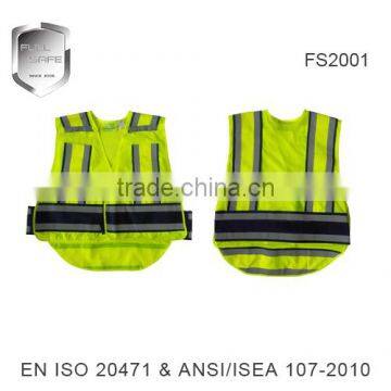 2016 America traffic vest for outdoor roadway reflective vest FS2001