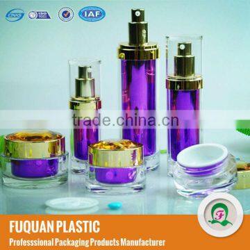 Cosmetic Plastic Jar And Bottle Sets