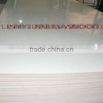 white glossy polyester MDF and polyester plywood