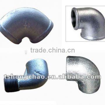 galvanized malleable iron elbow