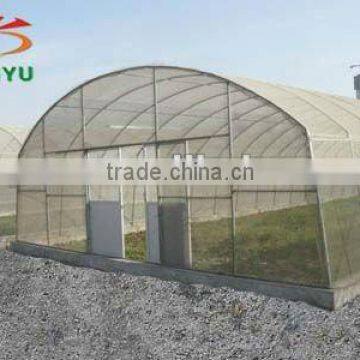 Singel span vegetable greenhouse