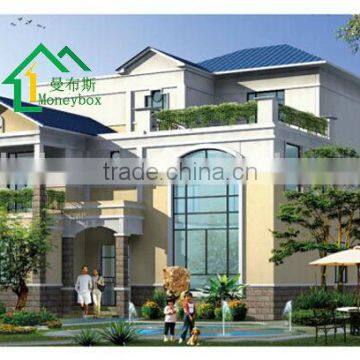 Low cost Luxury Cheap prefab modern villa for sale prices made in China