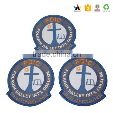 custom hight quality woven patches woven tags woven badge for clothing