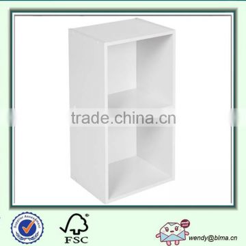 White wood cubes bookcase furniture