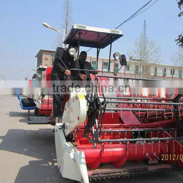 small wheat combine harvester