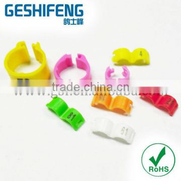 bright color WITH ENGLISH LETTER ON THE RINGS made in china
