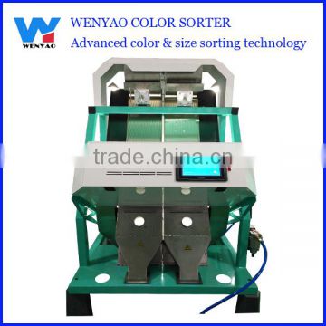 2 chutes Equipped Best peeling peanuts color sorting machine in China