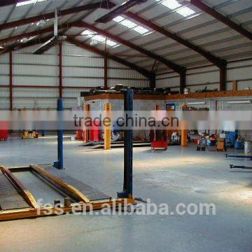 cheap prefabricated arch steel structure warehouse