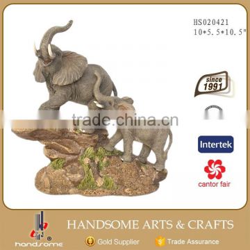 10.5 Inch Resin Craft Home Decoration Elephant Sculpture Animal Statue